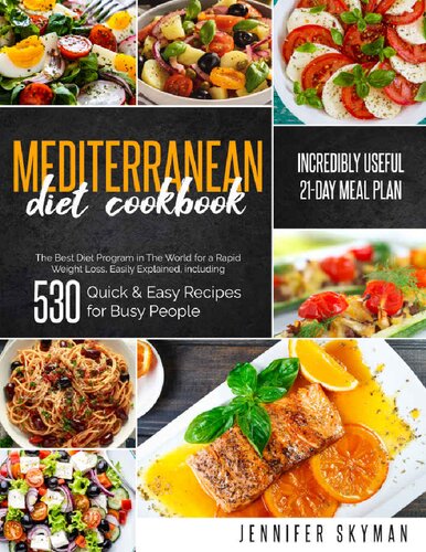 Mediterranean Diet Cookbook The Best Diet Program In The World For A Rapid Weight Loss Skyman