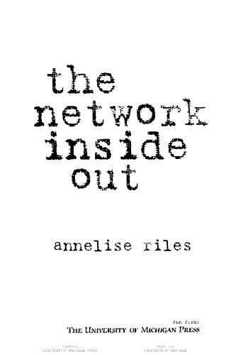The Network Inside Out Annelise Riles