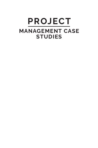 Project Management Case Studies 5th Edition Harold Kezner