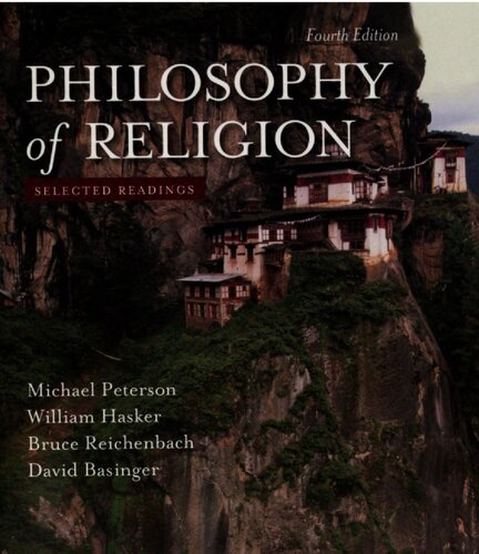 Philosophy Of Religion Selected Readings 4 Ed Michael L Peterson
