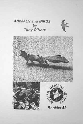Animals And Birds 1st Edition Tony O Hare