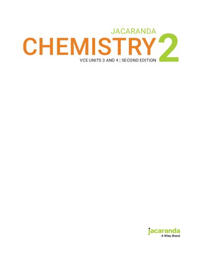 Jacaranda Chemistry 2 Vce Units 3 And 4 2e Neale Taylor Angela Stubbs Robert Stokes Wan Ng Maida Derbogosian