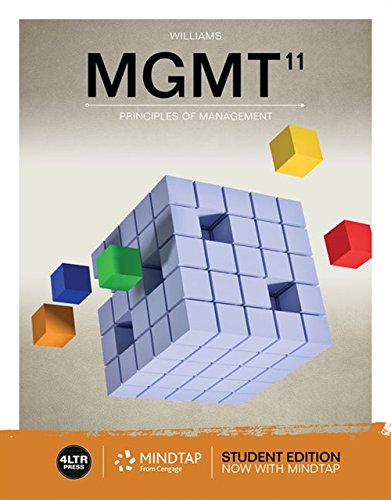 Bundle Mgmt 11th Mindtap Management 1 Term 6 Months Printed Access Card New Engaging Titles From 4ltr Press 11th Edition Williams