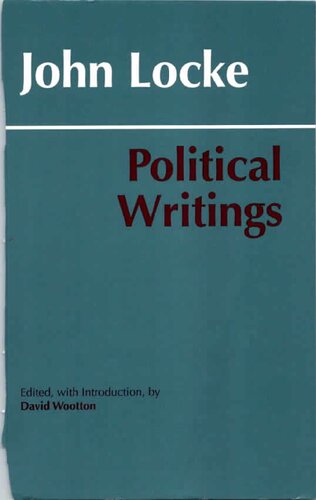 John Locke Political Writings David Wootton