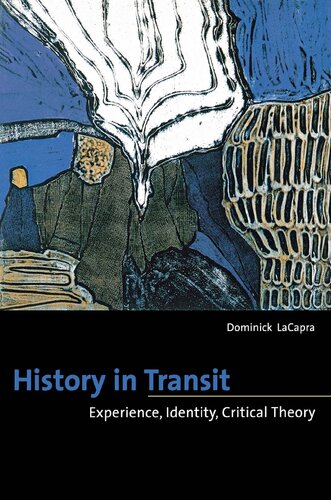 History In Transit Experience Identity Critical Theory Dominick Lacapra