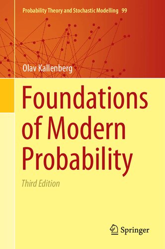 Foundations Of Modern Probability 3rd Edition Olav Kallenberg