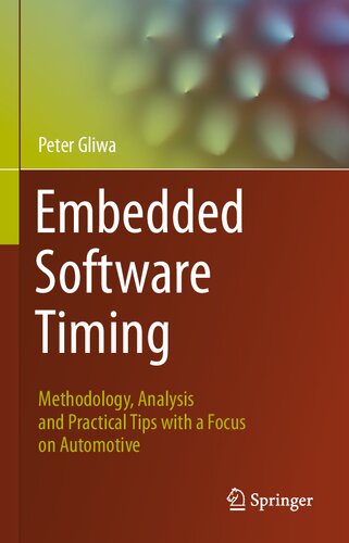 Embedded Software Timing 1st Edition Peter Gliwa