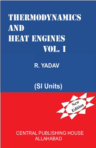 Thermodynamics Heat Engines 7th Edition R Yadav