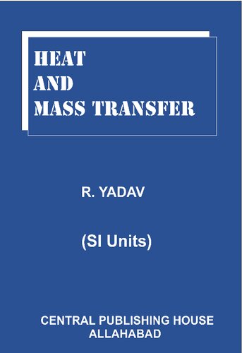Heat And Mass Transfer 5th Edition R Yadav