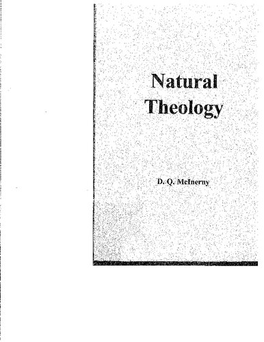 Natural Theology Dq Mcinerny