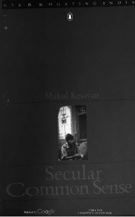 Secular Common Sense Mukul Kesavan