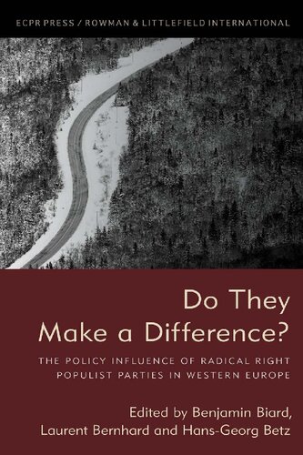 Do They Make A Difference The Policy Influence Of Radical Right Populist Parties In Western Europe Benjamin Biard
