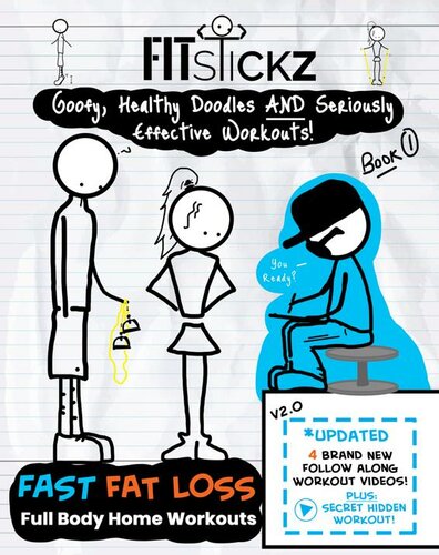 Fitstickz Healthy Doodles Serious Effective Home Workouts Book 1 Full Body At Home Workouts For Beginners To Advanced Tristan Lewis