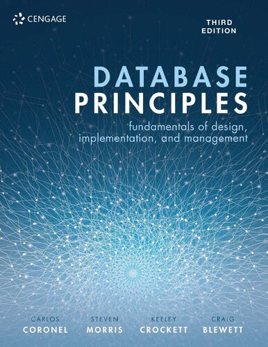 Database Principles Fundamentals Of Design Implementation And Management 3rd Edition Carlos Coronel