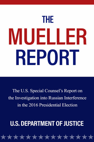 The Mueller Report Us Department Of Justice