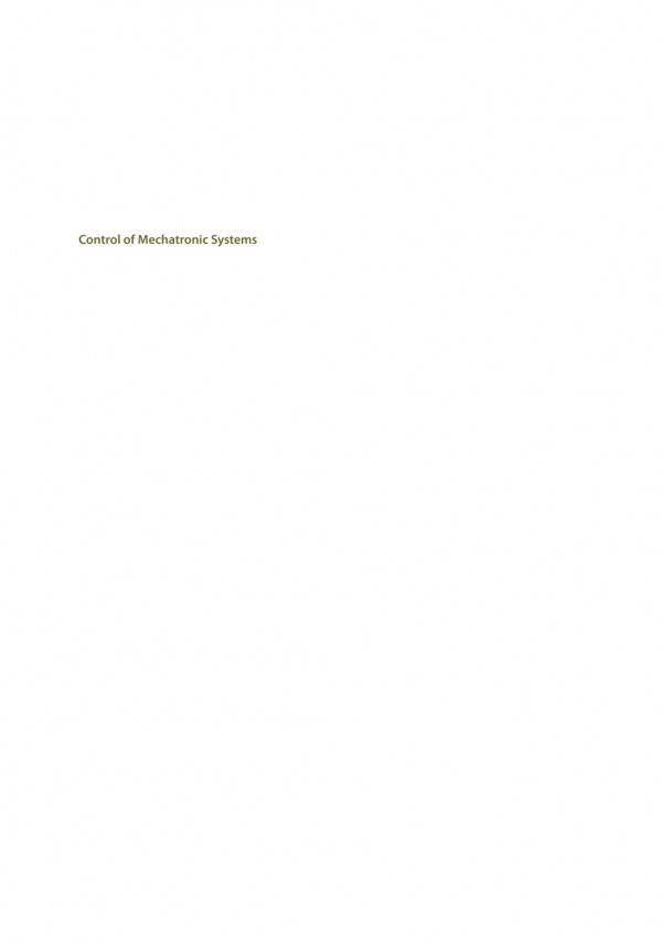 Control Of Mechatronic Systems Patrick O J Kaltjob