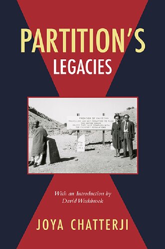 Partitions Legacies Joya Chatterji