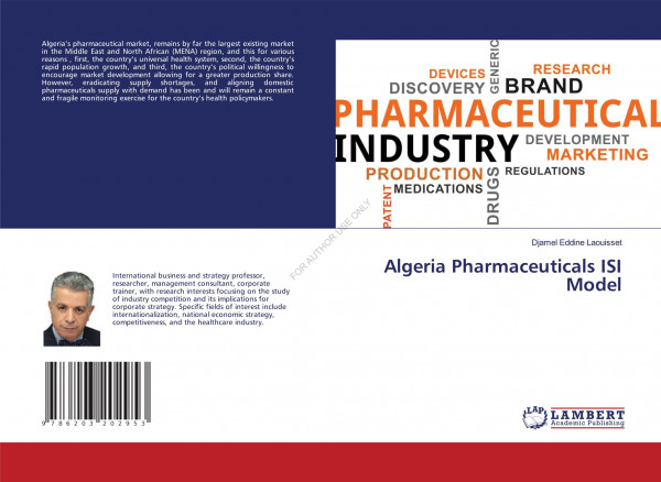 Algeria Pharmaceuticals Import Substitution Model Djamel Eddine Laouisset