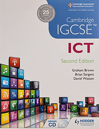 Cambridge Igcse Ict 2nd Edition Uk Ed Sargent Brian