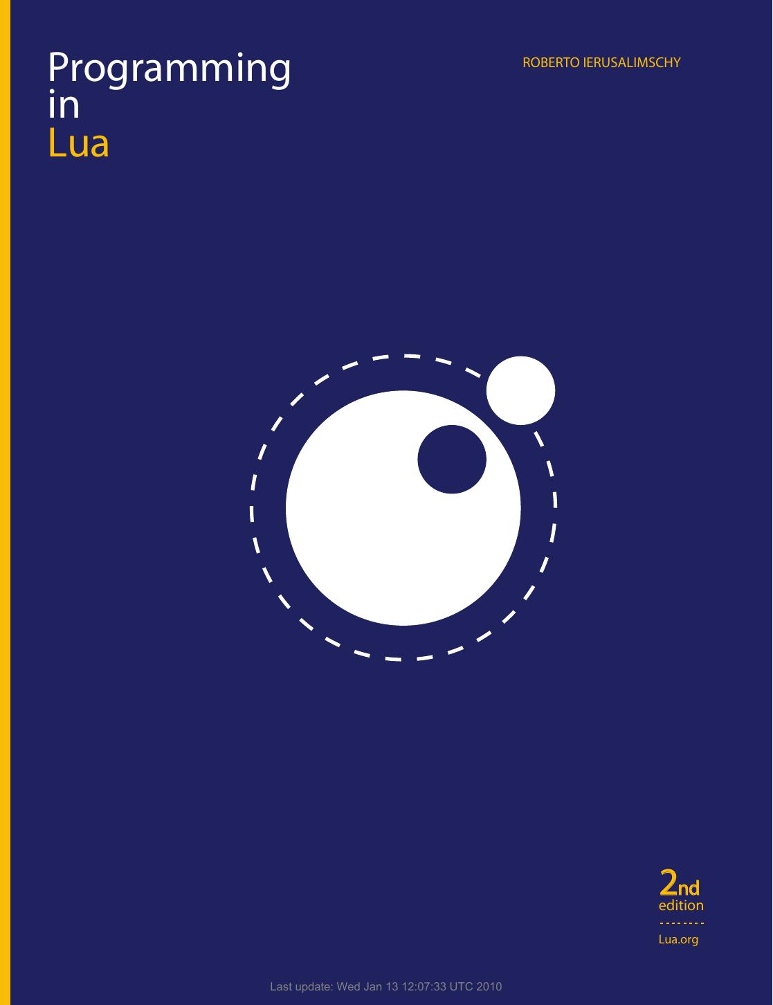Programming In Lua 2nd Edition Roberto Ierusalimschy