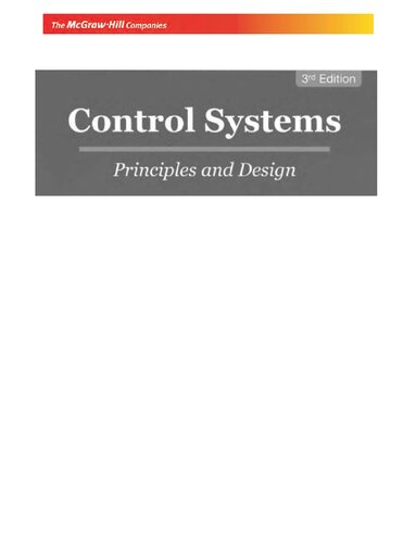 Control Systems Principles And Design Third Edition M Gopal