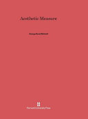 Aesthetic Measure George David Birkhoff