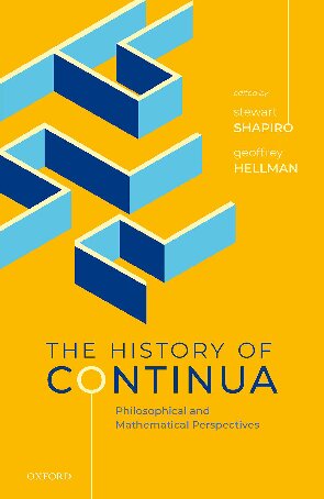 The History Of Continua Philosophical And Mathematical Perspectives Stewart Shapiro Editor