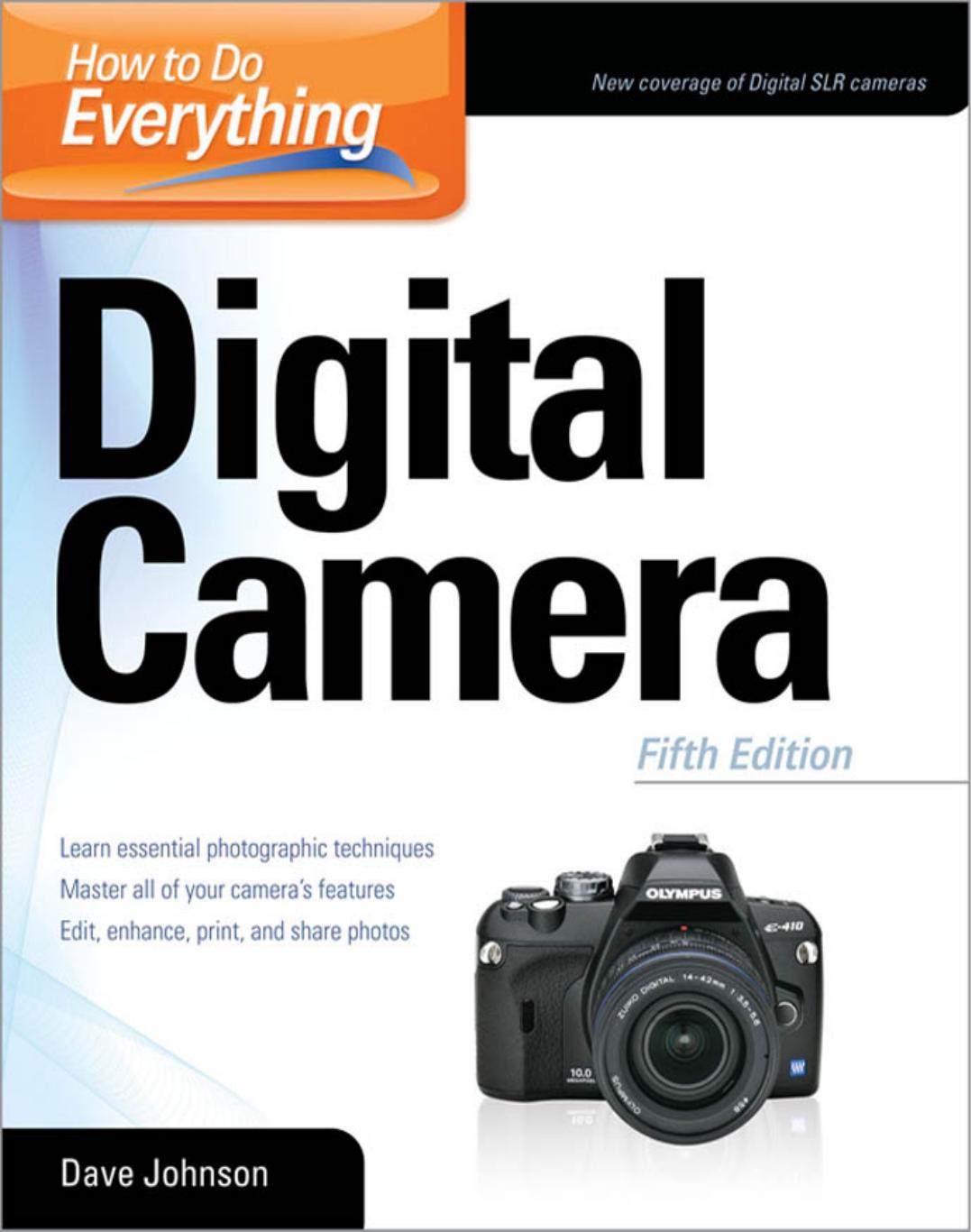 How To Do Everything With Your Digital Camera Mcgraw Hill Professional 5th Ed 5th Edition Johnson