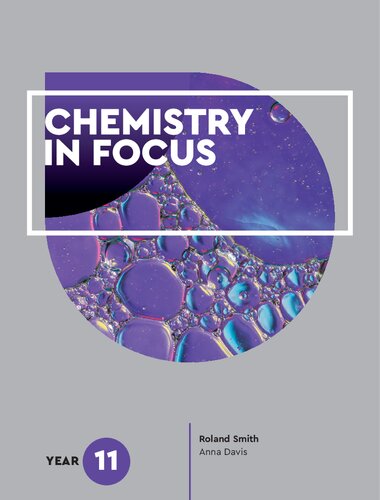 Chemistry In Focus Year 11 1st Edition Roland Smith Anna Davis