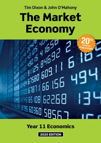 The Market Economy 2020 20th Edition Tim Dixon John Omahony