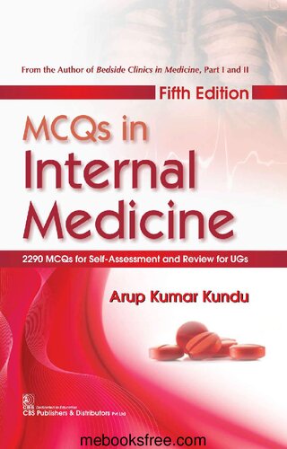 Mcqs In Internal Medicine 5th Edition Arup Kumar Kundu