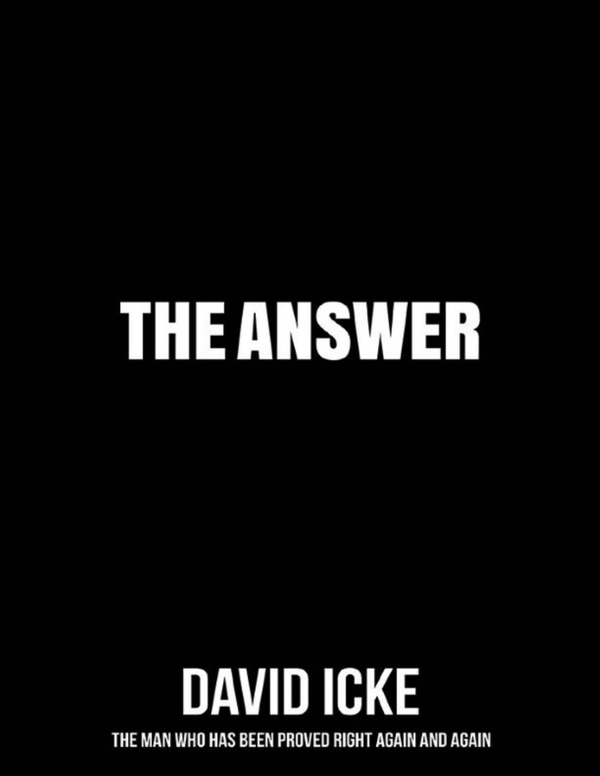 The Answer David Icke Icke David