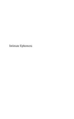 Intimate Ephemera Reading Young Lives In Australian Zine Culture Anna Poletti