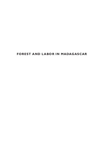 Forest And Labor In Madagascar From Colonial Concession To Global Biosphere Electronic Book Genese Marie Sodikoff