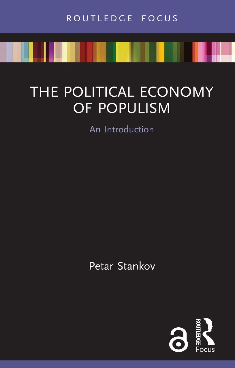 The Political Economy Of Populism An Introduction Petar Stankov Stankov