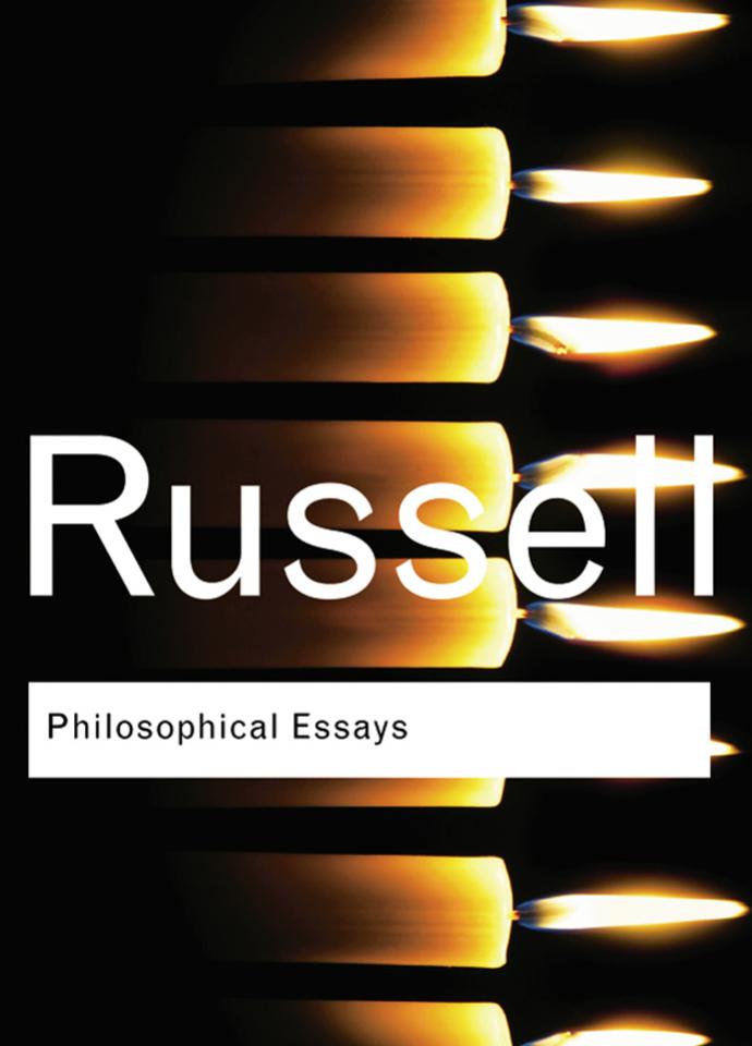 Philosophical Essays Bertrand Russell Russell Bertrand