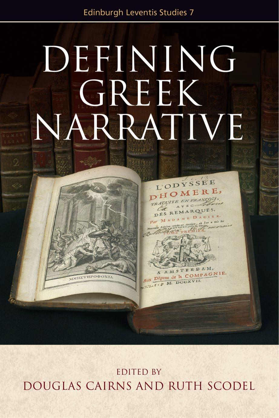 Defining Greek Narrative Douglas Cairns Cairns Douglas