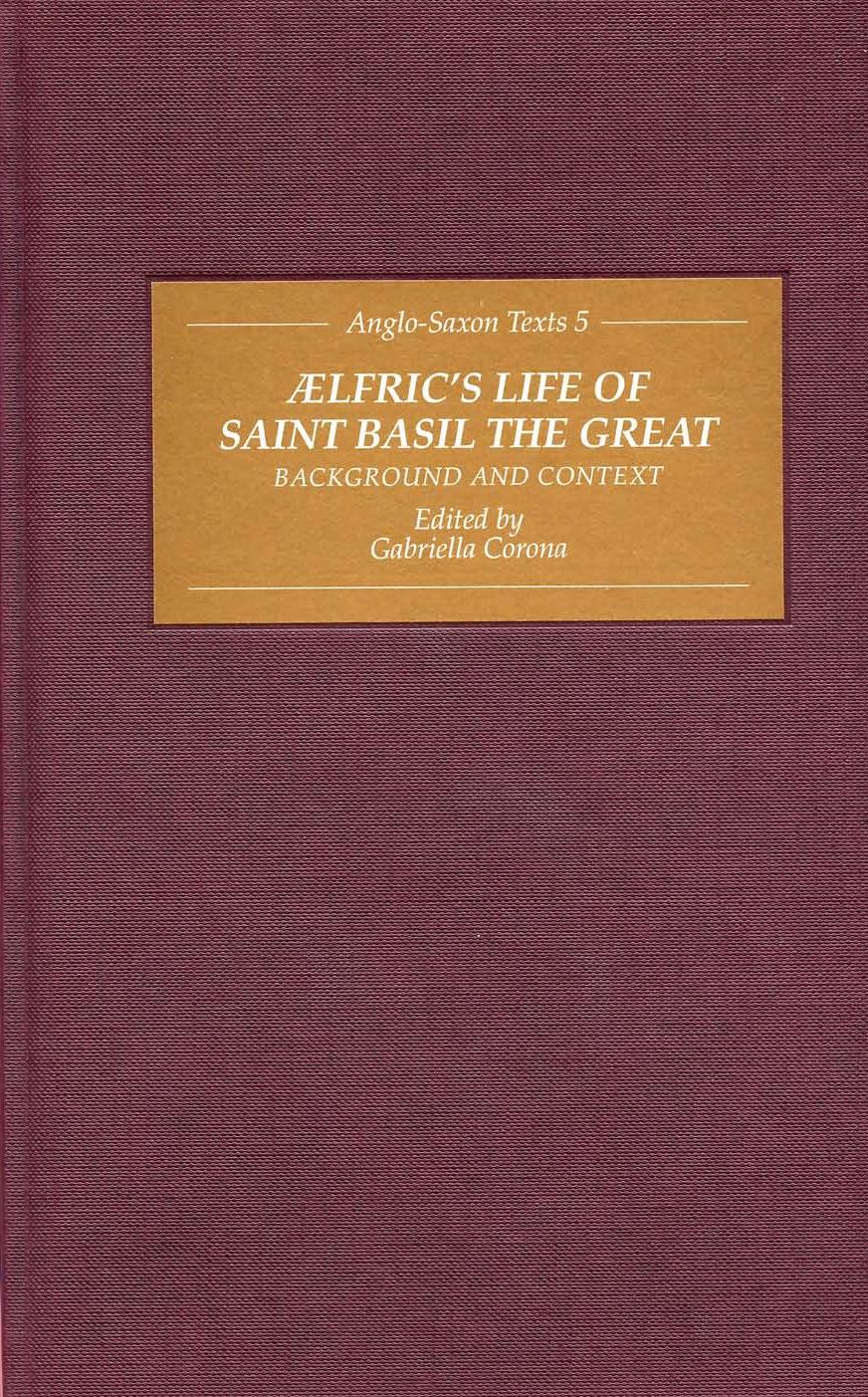 Vita Basilii Aelfric Abbot Of Eynsham Amphiloque Saint Aelfric Abbot Of Eynsham Amphiloque Saint