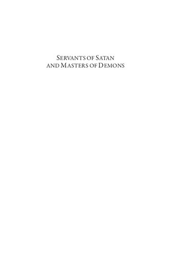 Servants Of Satan And Masters Of Demons The Spanish Inquisitions Trials For Superstition Valencia And Barcelona 14781700 Gunnar W Knutsen Knutsen