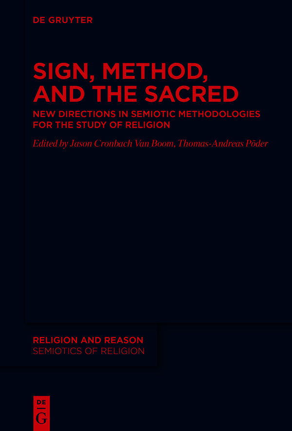 Sign Method And The Sacred Jason Cronbach Van Boom Thomasandreas Pder