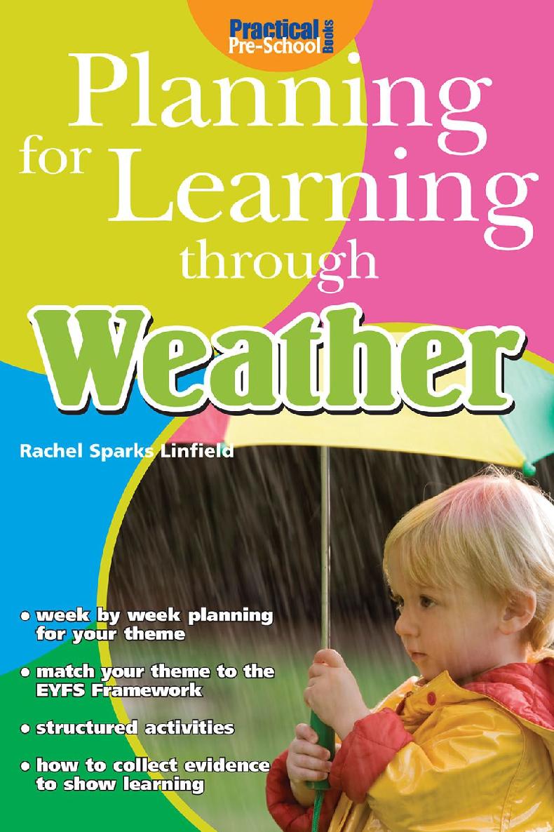 Planning For Learning Through Weather Rachel Sparks Linfield