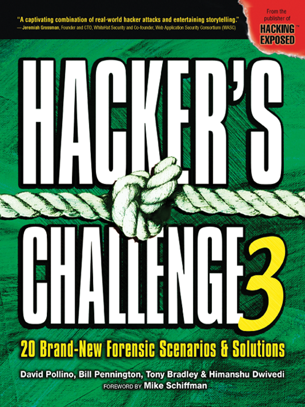 Hackers Challenge 3 David Pollino