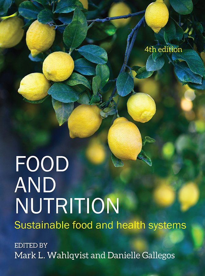 Food And Nutrition Mark L Wahlqvist Danielle Gallegos