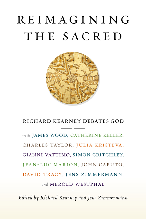 Reimagining The Sacred Kearney Richard Zimmermann Jens