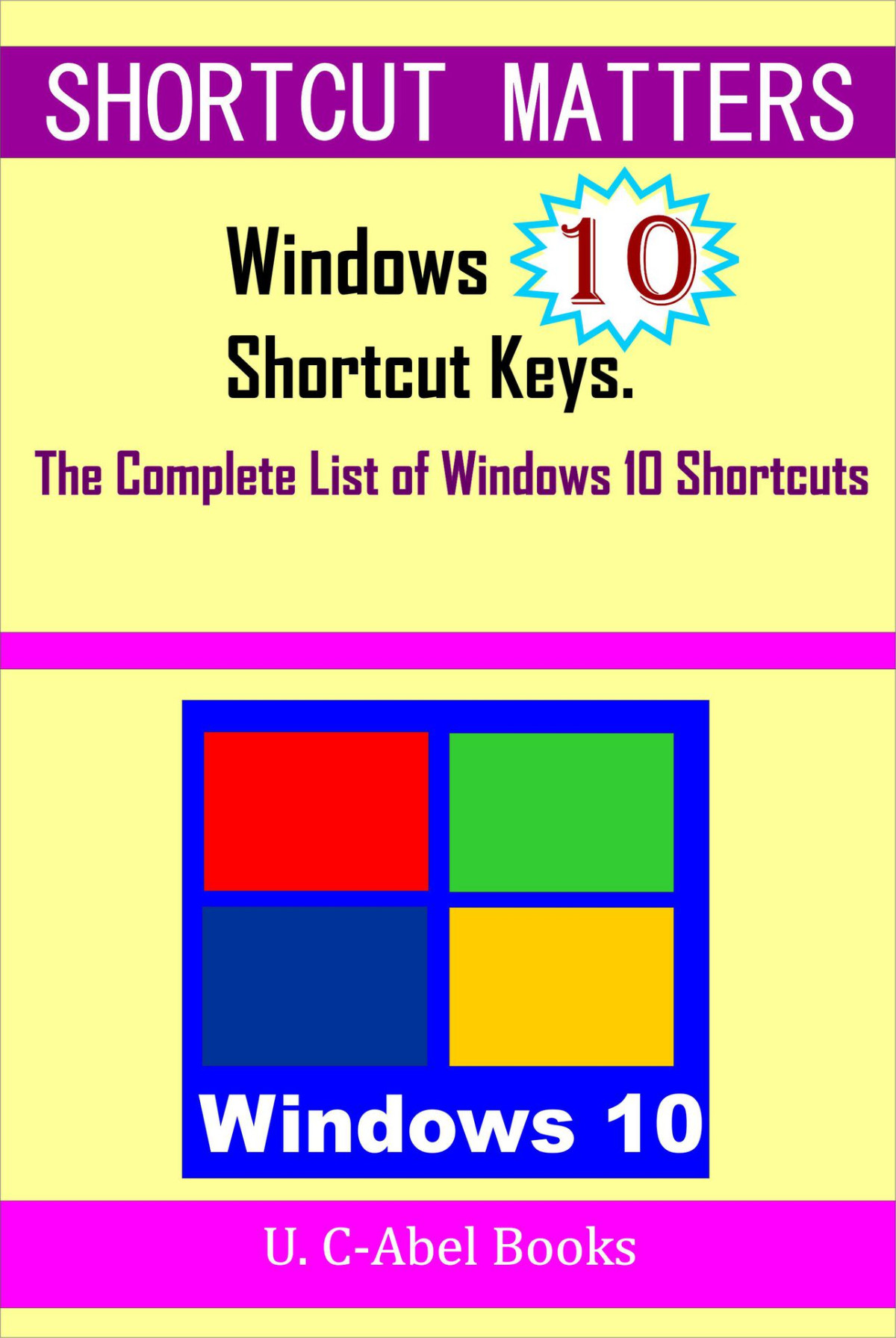 Windows 10 Shortcut Keys The Complete List Of Windows 10 Shortcuts Shorcut Matters Cabel Books