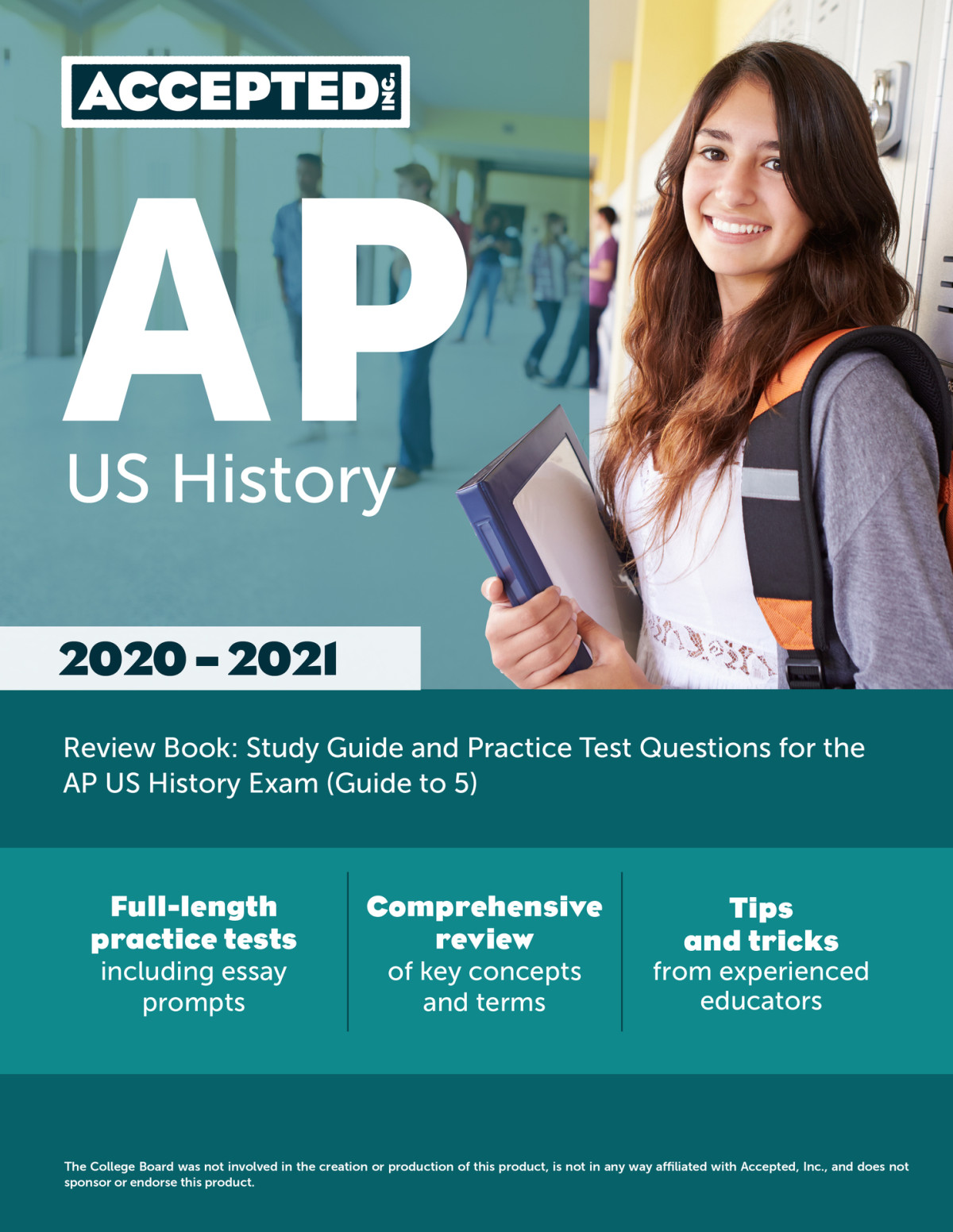 Ap Us History Review Book Study Guide And Practice Test Questions For The Ap Us History Exam Guide To 5 Accepted Inc
