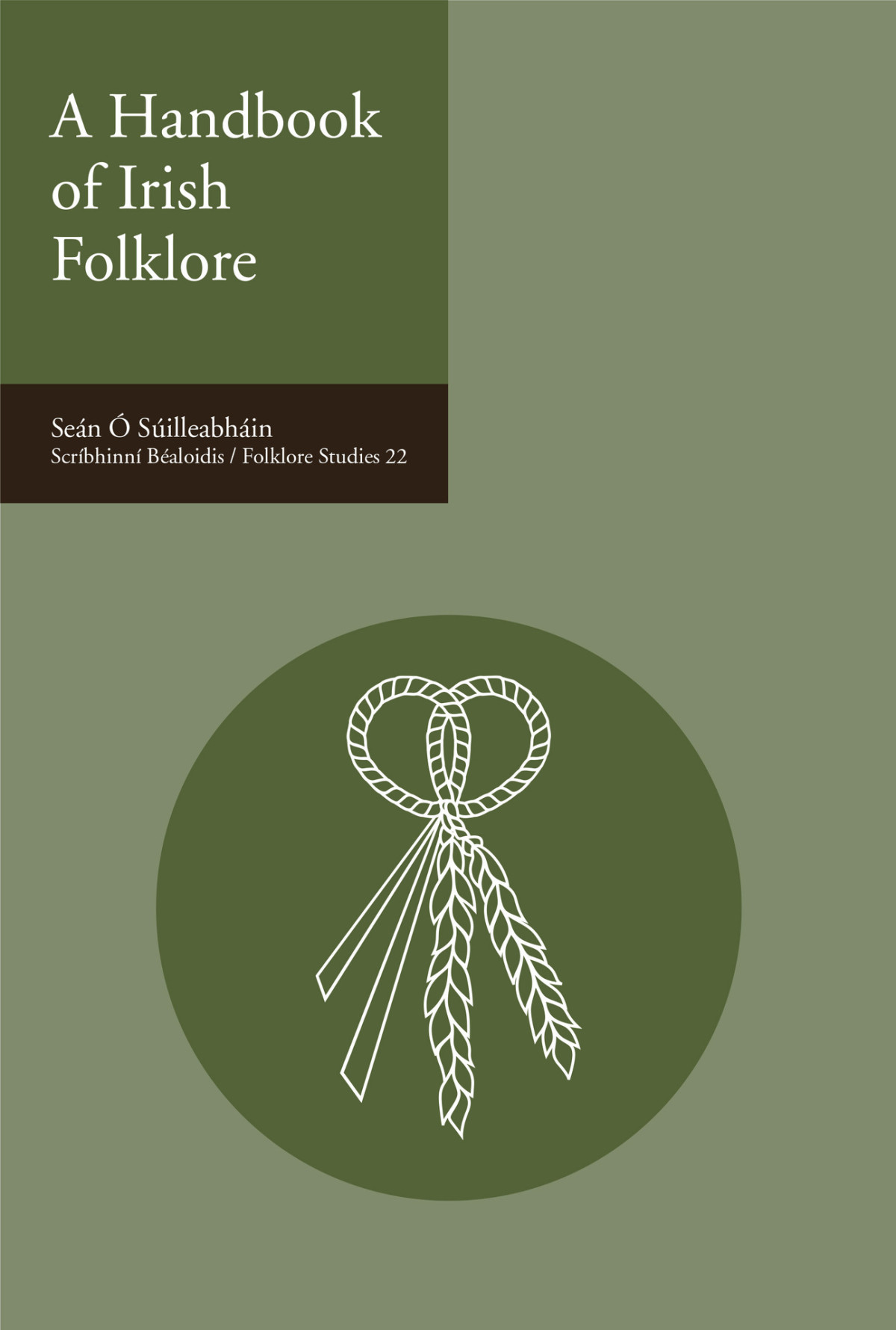 A Handbook Of Irish Folklore Scrbhinn Baloidis Folklore Studies 22 Silleabhn
