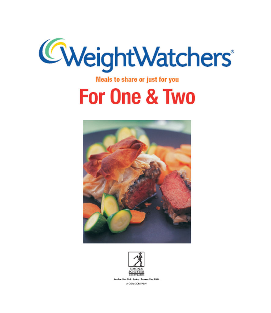 Weight Watchers Mini Series For One And Two Weight Watchers