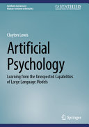 Artificial Psychology 1st Edition Clayton Lewis