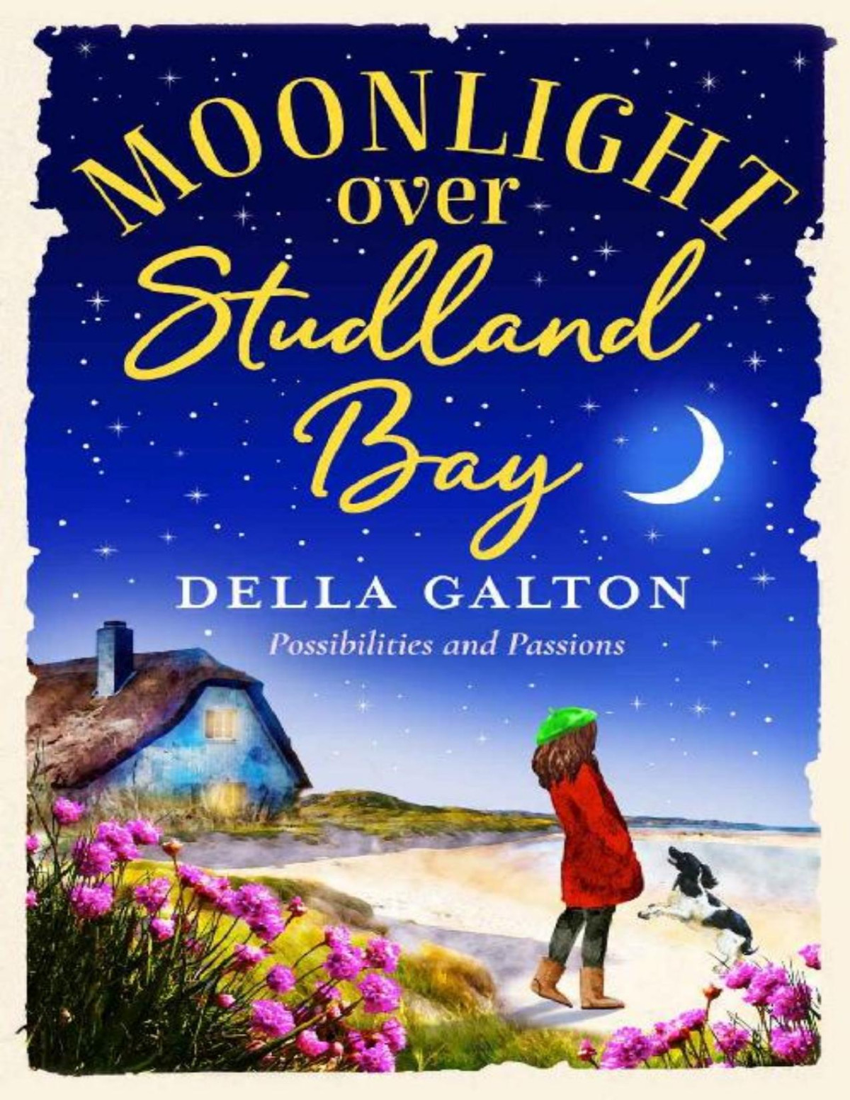 Moonlight Over Studland Bay Della Galton
